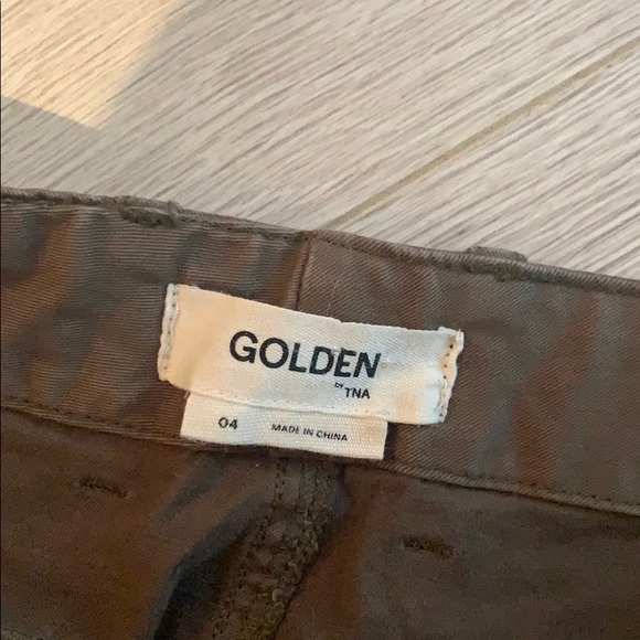 TNA golden army green pants - Picture 6 of 6